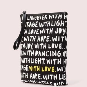 ♠️Kate Spade® Limited Edition Phrases Pouch